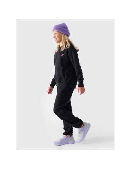 Bluza dresowa nierozpinana z kapturem dziewczęca 4f junior 4fjwmm00tswsf1316-20s
