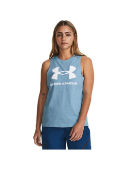 Damska koszulka bez rękawów ua live sportstyle graphic tank 1356297-490