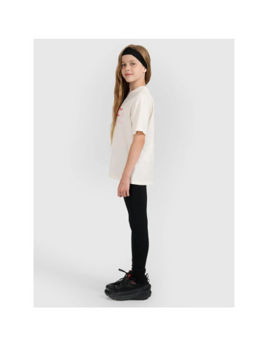 Legginsy dzianinowe dziewczęce 4f 4fjraw25ttigf291-20s