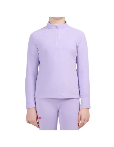 Bluza termoaktywna dla dziewczynki 4f f089 jasny fiolet 4fjwaw26uflef089 52s