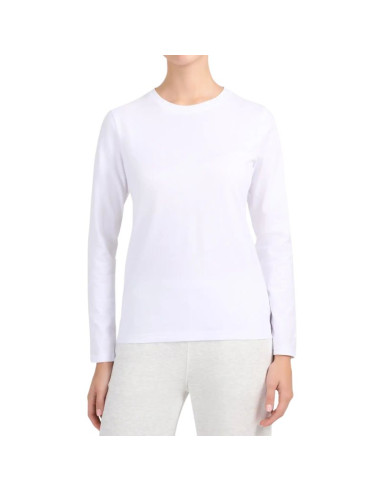 Koszulka damska 4f longsleeve f639 biała 4fwmm00tlonf639 10s