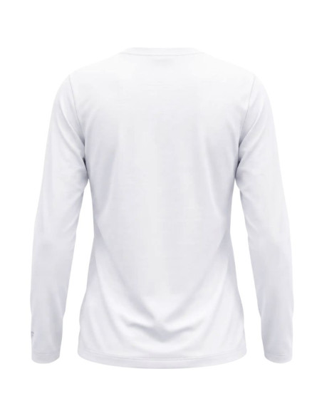 Koszulka damska 4f longsleeve f639 biała 4fwmm00tlonf639 10s