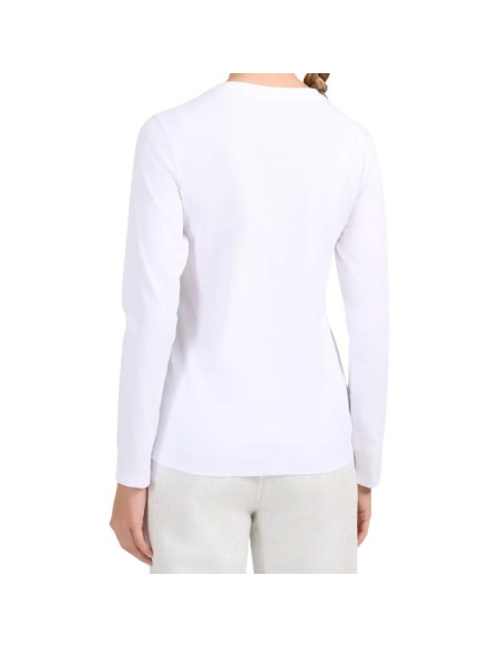 Koszulka damska 4f longsleeve f639 biała 4fwmm00tlonf639 10s