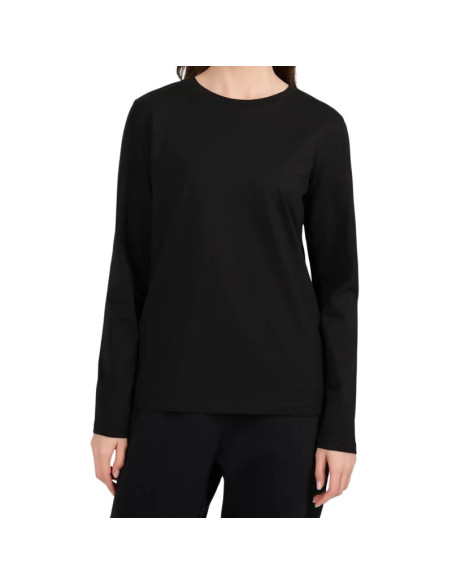 Koszulka damska 4f longsleeve f639 głęboka czerń 4fwmm00tlonf639 20s