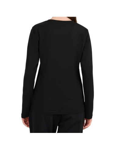 Koszulka damska 4f longsleeve f639 głęboka czerń 4fwmm00tlonf639 20s