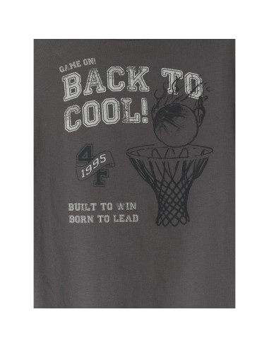 T-shirt loose z nadrukiem chłopięcy 4f 4fjraw26ttshm4529-25s