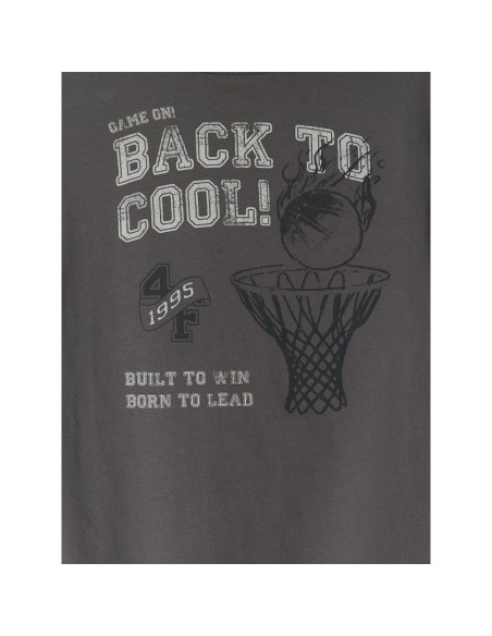 T-shirt loose z nadrukiem chłopięcy 4f 4fjraw26ttshm4529-25s