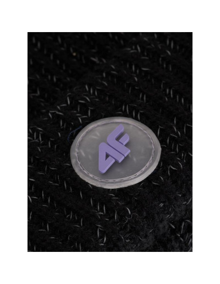 Czapka beanie odblaskowa dziewczęca 4f 4fjraw25acapf0750-20s