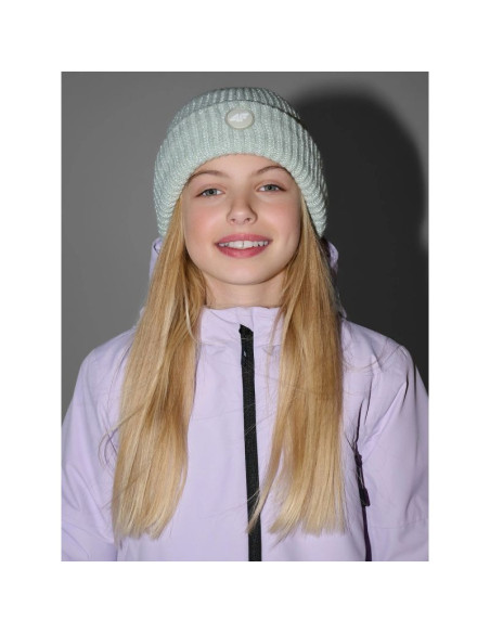 Czapka beanie odblaskowa dziewczęca 4f 4fjraw25acapf0750-47s