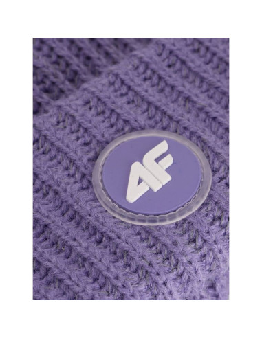 Czapka beanie odblaskowa dziewczęca 4f 4fjraw25acapf0750-51s