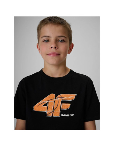 T-shirt z nadrukiem chłopięcy 4f 4fjraw26ttshm4347-20s