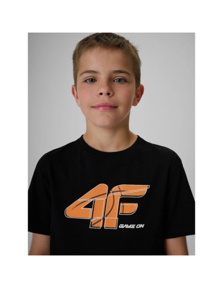 T-shirt z nadrukiem chłopięcy 4f 4fjraw26ttshm4347-20s