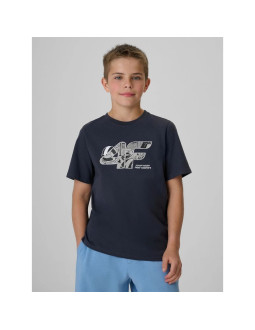 T-shirt regular z nadrukiem chłopięcy 4f 4fjraw26ttshm4349-22s