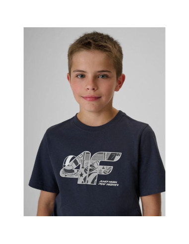 T-shirt regular z nadrukiem chłopięcy 4f 4fjraw26ttshm4349-22s