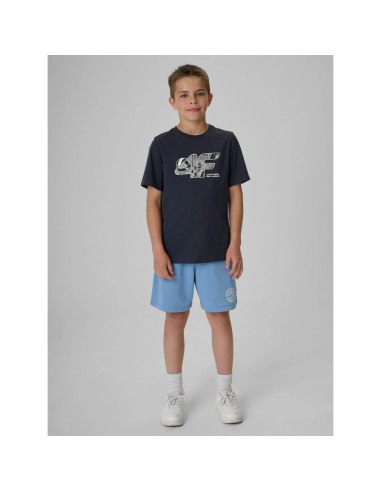 T-shirt regular z nadrukiem chłopięcy 4f 4fjraw26ttshm4349-22s