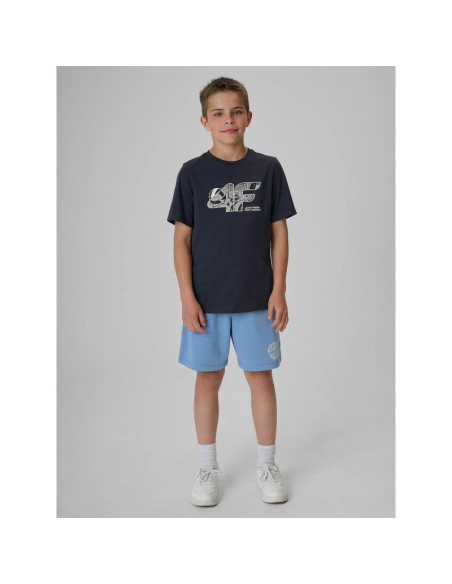 T-shirt regular z nadrukiem chłopięcy 4f 4fjraw26ttshm4349-22s