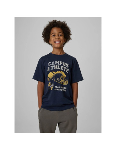 T-shirt regular z nadrukiem chłopięcy 4f 4fjraw26ttshm4526-31s