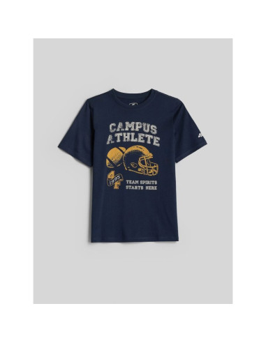 T-shirt regular z nadrukiem chłopięcy 4f 4fjraw26ttshm4526-31s