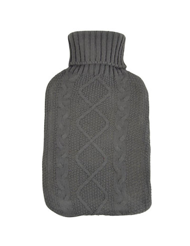 Termofor gumowy w sweterku 1,75l szary