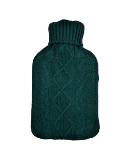 Termofor gumowy w sweterku 1,75l zielony 2