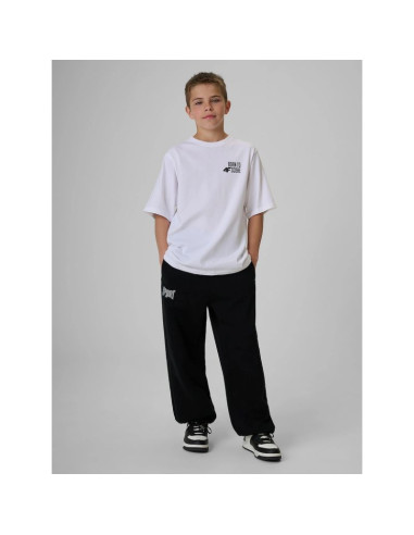 T-shirt loose z nadrukiem chłopięcy 4f 4fjrss26ttshm4277-10s