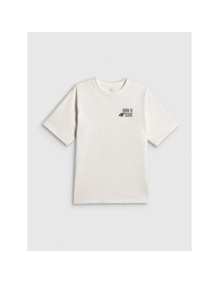 T-shirt loose z nadrukiem chłopięcy 4f 4fjrss26ttshm4277-10s