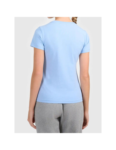 T-shirt slim bawełniany damski 4f 4fwaw26ttshf3500-32s