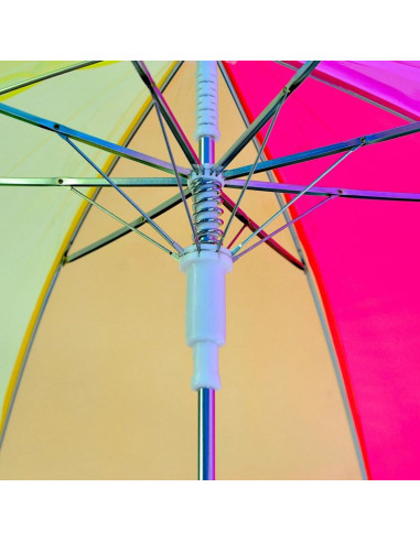 Parasol transparentny 98cm półautomat rainbonw