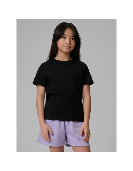 T-shirt regular gładki dziewczęcy 4f 4fjrmm00ttshf3553-20s