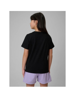 T-shirt regular gładki dziewczęcy 4f 4fjrmm00ttshf3553-20s 2