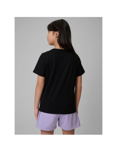 T-shirt regular gładki dziewczęcy 4f 4fjrmm00ttshf3553-20s