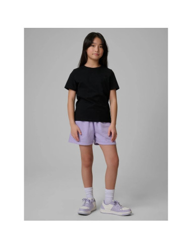 T-shirt regular gładki dziewczęcy 4f 4fjrmm00ttshf3553-20s