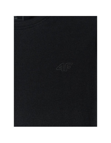 T-shirt regular gładki dziewczęcy 4f 4fjrmm00ttshf3553-20s