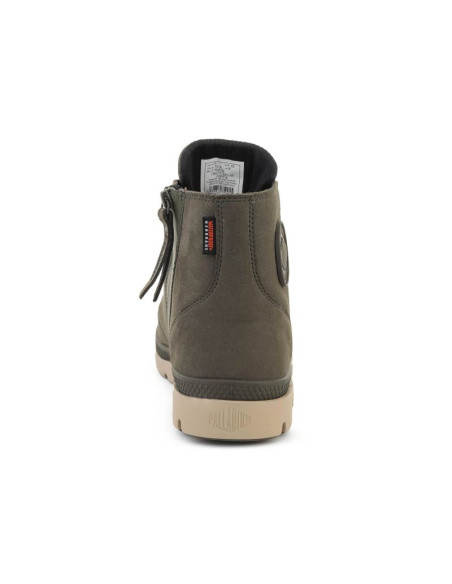 Palladium pampa lite+ zip wp+ olive night 79577-325