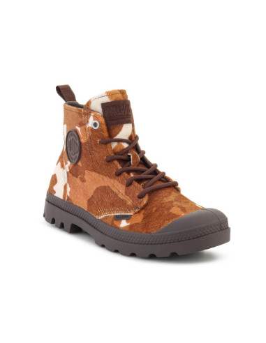 Palladium pampa hi zip pony cow print 95983-911