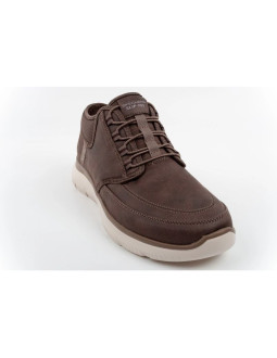 Skechers buty męskie summits siegul slip-ins ocieplane brązowe 2