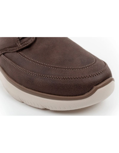 Skechers buty męskie summits siegul slip-ins ocieplane brązowe