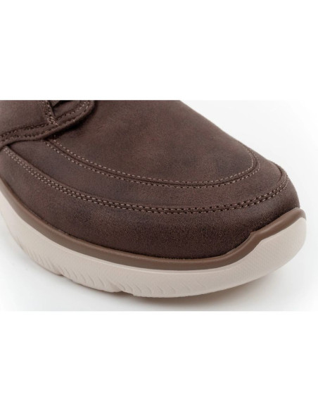 Skechers buty męskie summits siegul slip-ins ocieplane brązowe