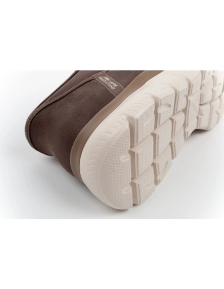 Skechers buty męskie summits siegul slip-ins ocieplane brązowe