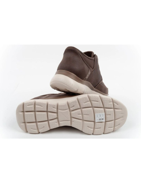 Skechers buty męskie summits siegul slip-ins ocieplane brązowe