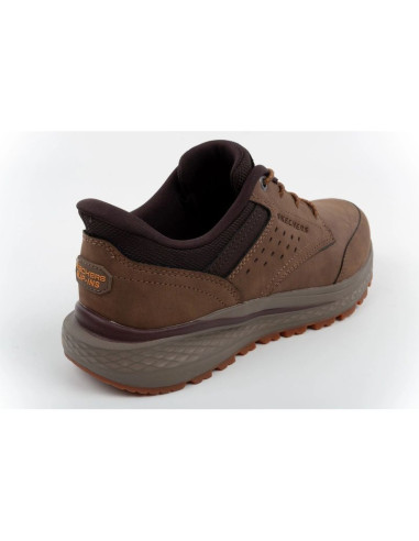 Skechers buty męskie slade ultra slip-ins brązowe wsuwane wygodne