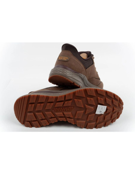 Skechers buty męskie slade ultra slip-ins brązowe wsuwane wygodne