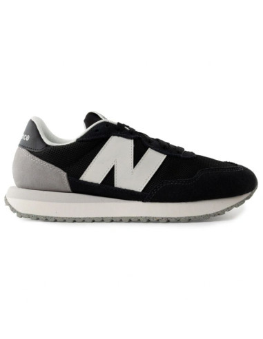 New balance buty sportowe męskie sneakersy 237 czarne skórzane