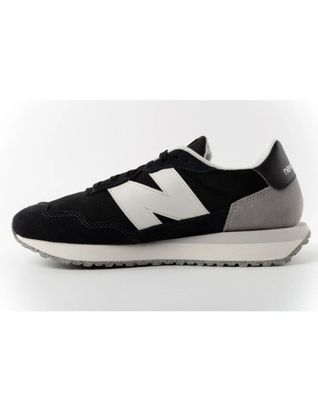 New balance buty sportowe męskie sneakersy 237 czarne skórzane