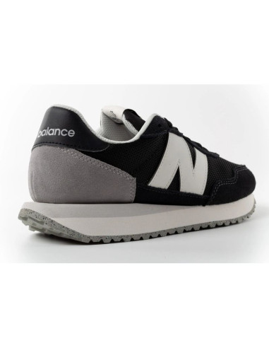 New balance buty sportowe męskie sneakersy 237 czarne skórzane