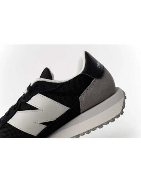 New balance buty sportowe męskie sneakersy 237 czarne skórzane