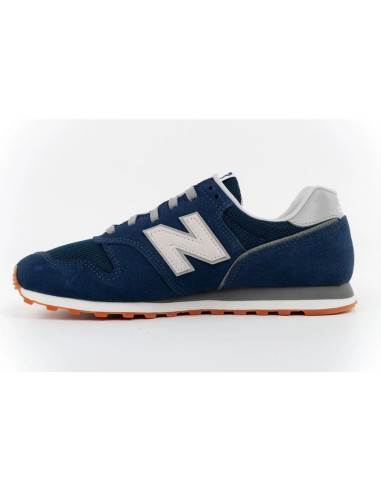 New balance buty sportowe męskie sneakersy 373 granatowe skórzane