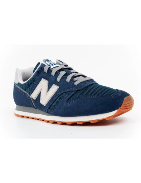 New balance buty sportowe męskie sneakersy 373 granatowe skórzane