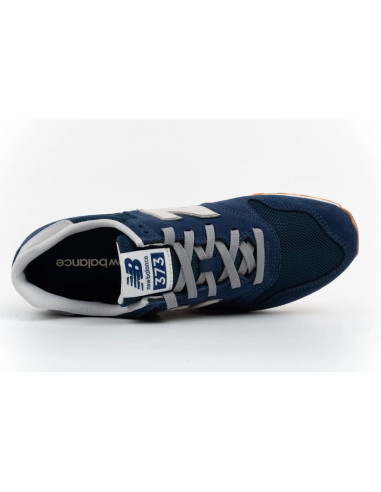 New balance buty sportowe męskie sneakersy 373 granatowe skórzane