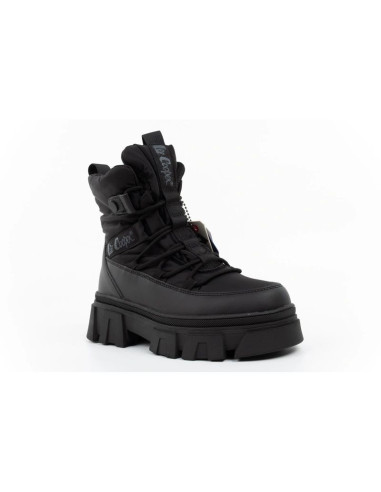 Lee cooper buty zimowe damskie czarne ocieplane botki na zamek